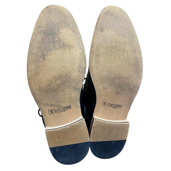 Stacy Adams Dickinson Men's Formal Dress Shoe 11W Black Leather Oxford - Picture 7 of 9